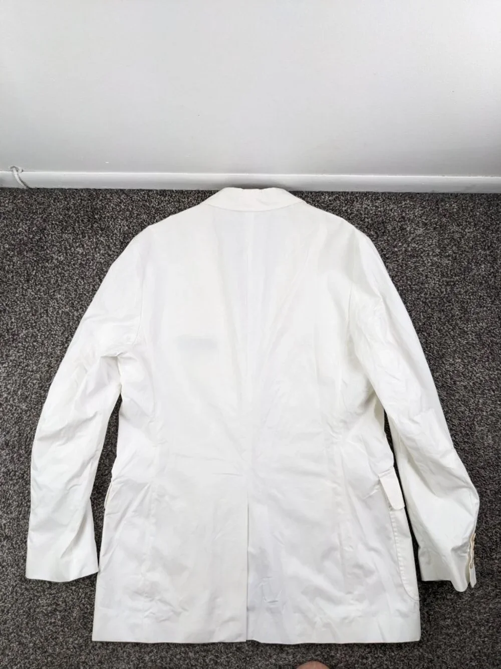 Vintage Polo Ralph Lauren Unstructured Cotton Sport Coat White Mens Medium 40R
